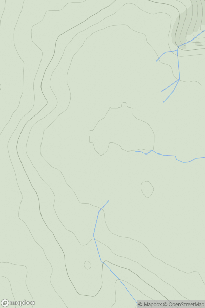 Thumbnail image for Black Hill [Lancashire, Cheshire and S Pennines] [SE076046] showing contour plot for surrounding peak
